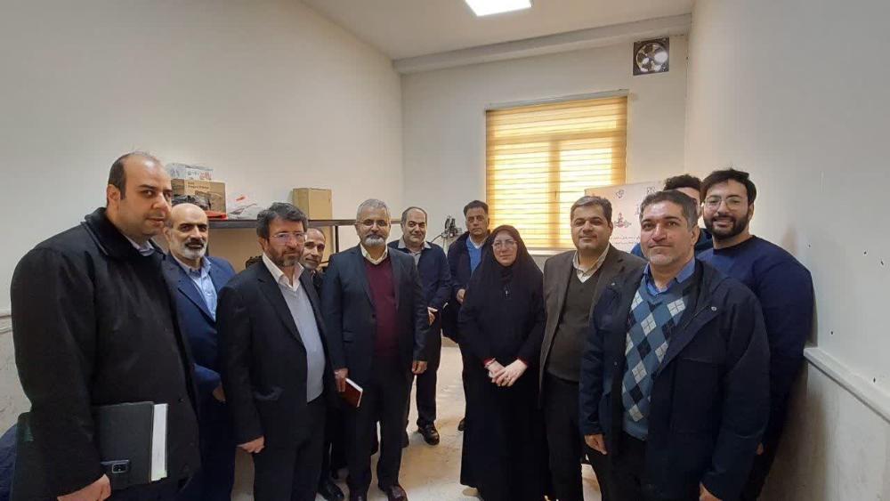 بازدید مدیرعامل  نیروگاه برق شهید رجایی قزوین از مرکز رشد واحدهای فناور