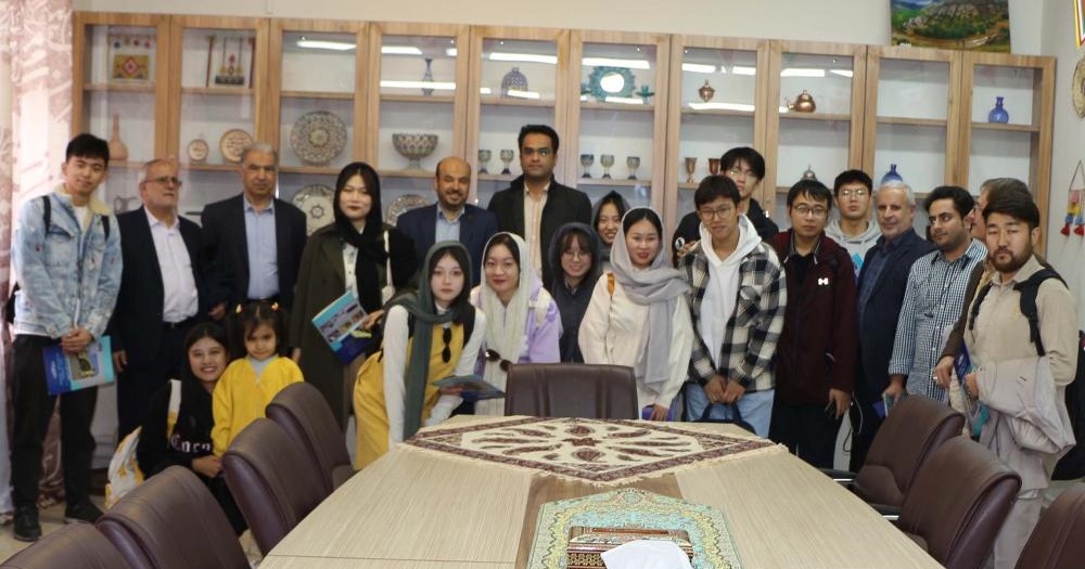 بازدید دانشجویان چینی دانشگاه تربیت مدرس  از دانشگاه بین المللی امام خمینی (ره)